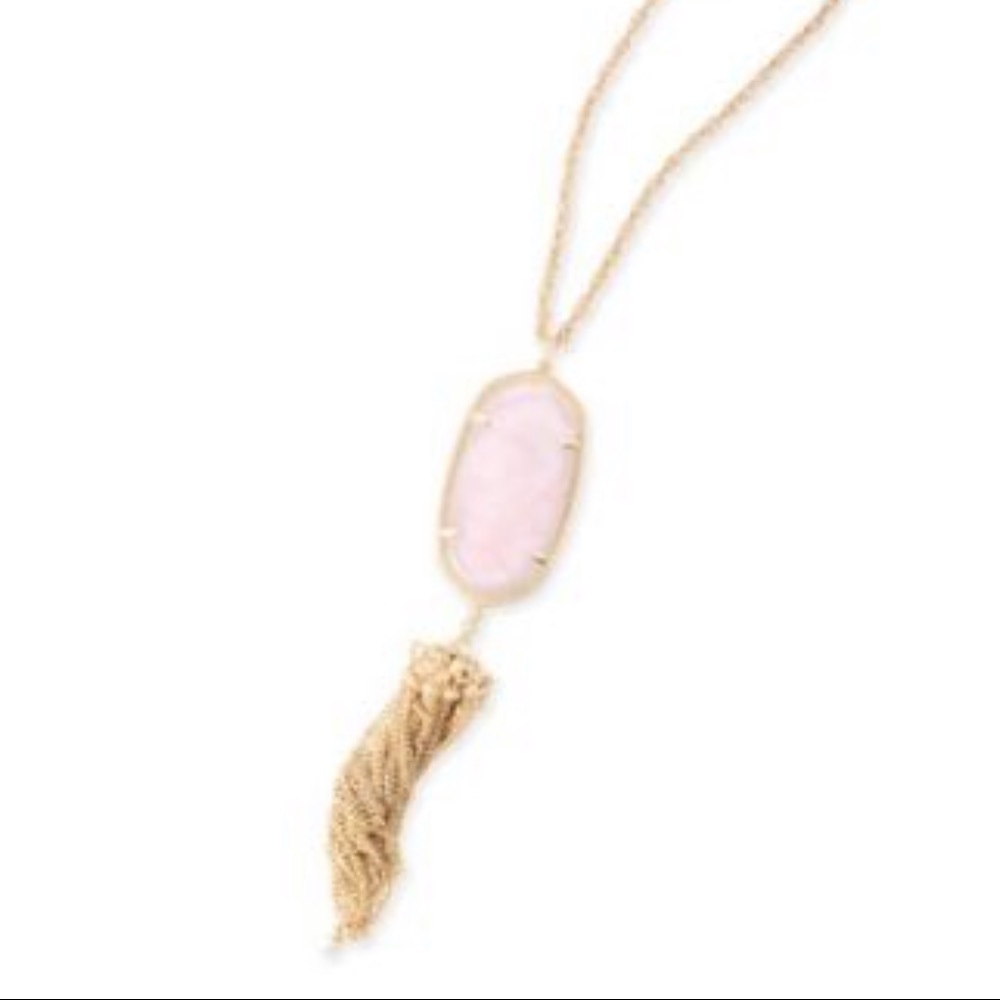 NWT Rayne Light Pink and Gold Necklace
